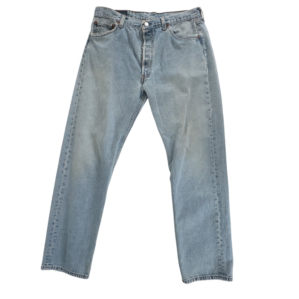 Vintage 1996 - Levi's 501 Jeans Light Wash Cotton 36x32